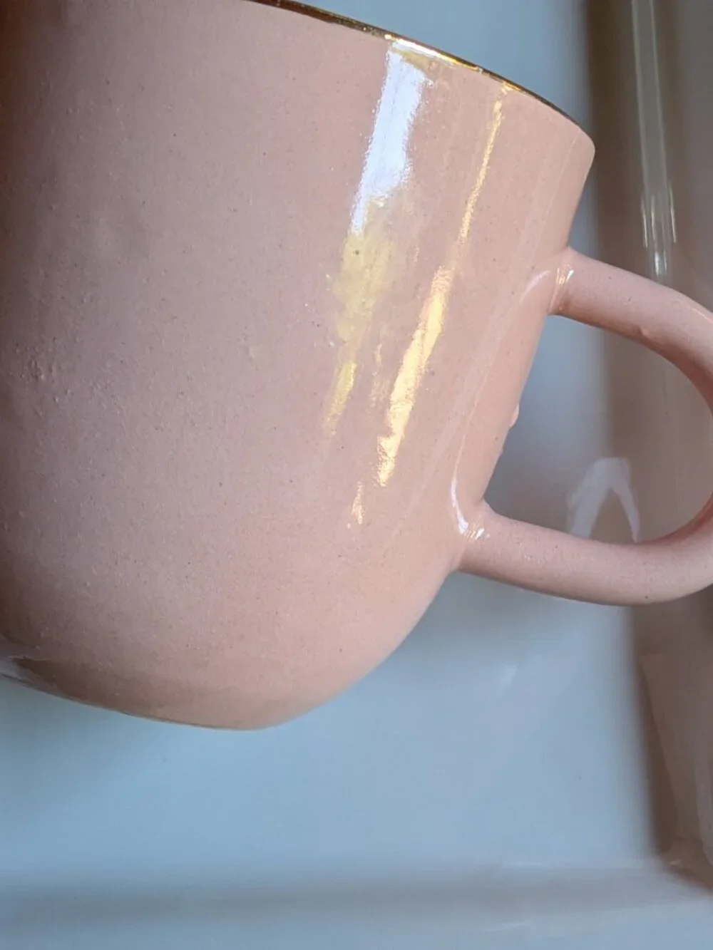 Sézane Ceramic Pink Mug